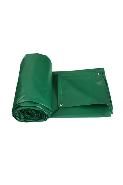 Elegant POLYESTER yeşil BRANDA 2X6 METRE KAPSÜLLÜ 550 GR/M² PVC TENTE VE TIR ...