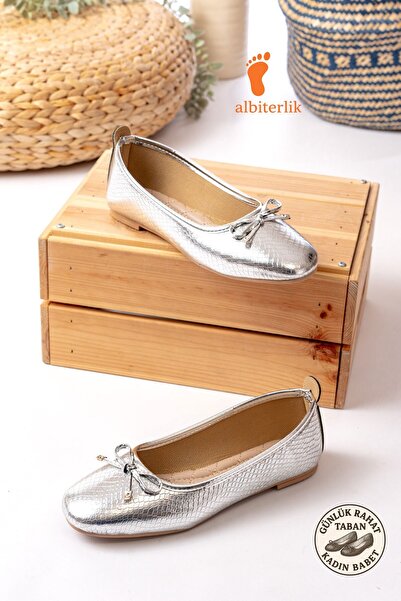 AlbiShoes Women's Casual Ballet Flats Round Toe Ballerina Flats Bowknot Comfortable Sole Stylish Women's Ballet Flats