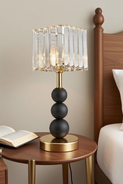 571 Store J Sersi̇ Table Lamp with Metal Legs and Glass Head Decorative Lamp ...