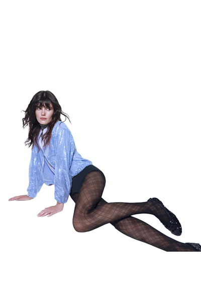 Penti Καρό μαύρο καλσόν