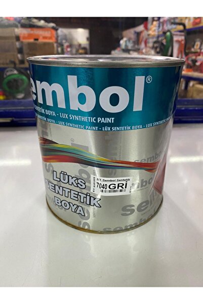Sembol MARKA METAL BOYASI GRI RENK 3KG YAGLI BOYA