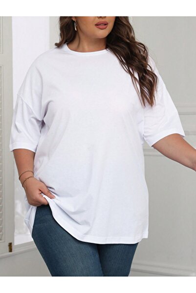 DAXİS Sportwear Company Дамска широка тениска без надпис