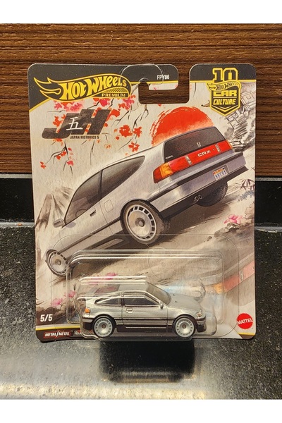HOT WHEELS PREMİUM 1/64 '88 HONDA CRX JAPAN HİSTORİC 5