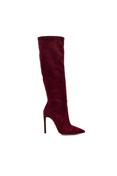 Sofia Baldi Rossy Bordo Suede Women's Heel Boots
