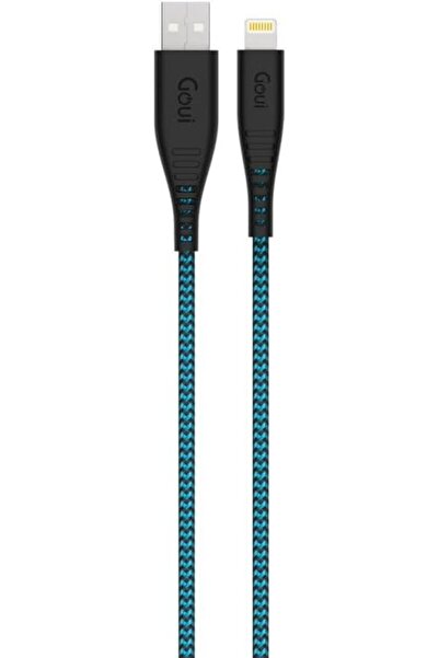 GOUİ Lightning Flex Cable to USB Type A, 1.5m, Light Blue