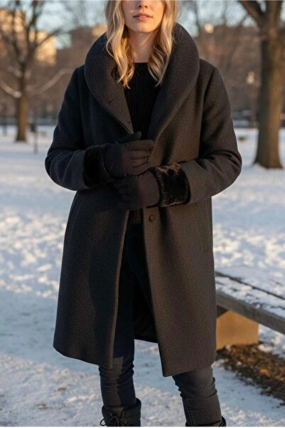 kuru Paraşüt Kumaş Dokunmatik İçi Peluş Kadın