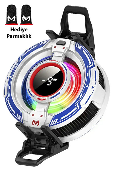 Memo CX16 iOS Android Soğutucu 15W Manyetik RGB Telefon Soğutucu –Anında Hızl...