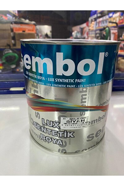 Sembol METAL BOYASI SİYAH RENK 3KG YAGLI BOYA