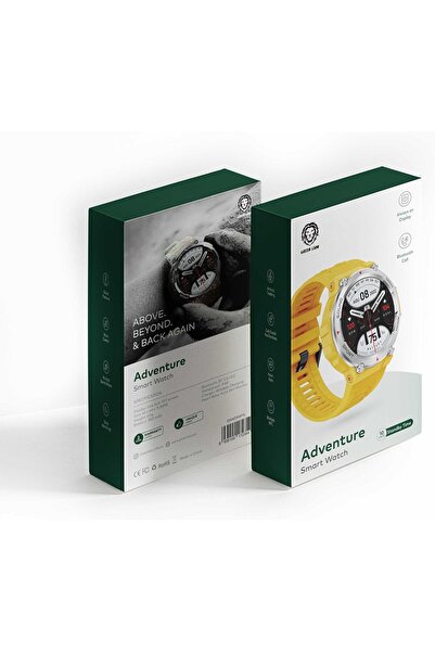 Green Lion Adventure Smart Watch - Yellow