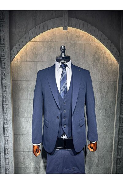 Dupont Slim Fit Tek Düğme Kırlangıç Yaka Takım Elbise