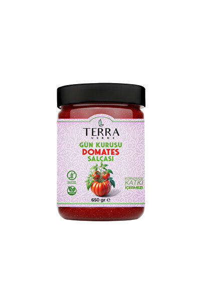 Terra Verde Gün Kurusu Domates Salçası 650 G (Glutensiz)