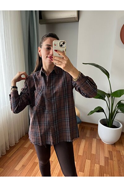 SADE ACI KAHVE GÖMLEK