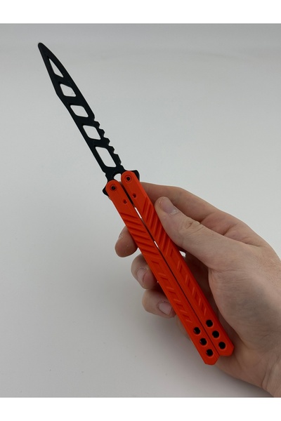 TTRobotic Taktik Kelebek Model Bıçak Eğitim&Stres Oyuncağı - Tamamı Plastik (...