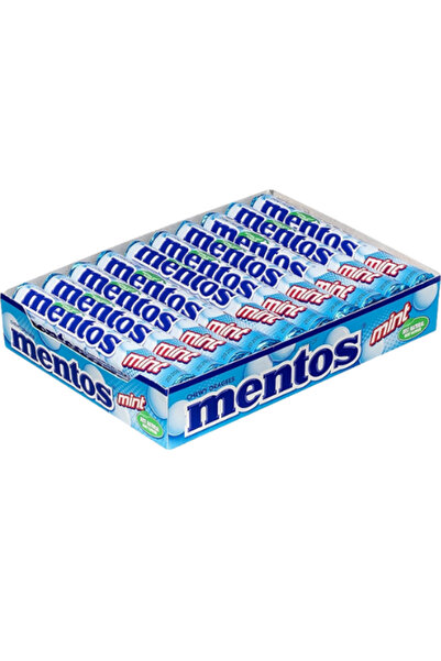 Mentos Nane Aromalı Çiğnenen Draje Şekerleme 37,5 GR * 20 Adet
