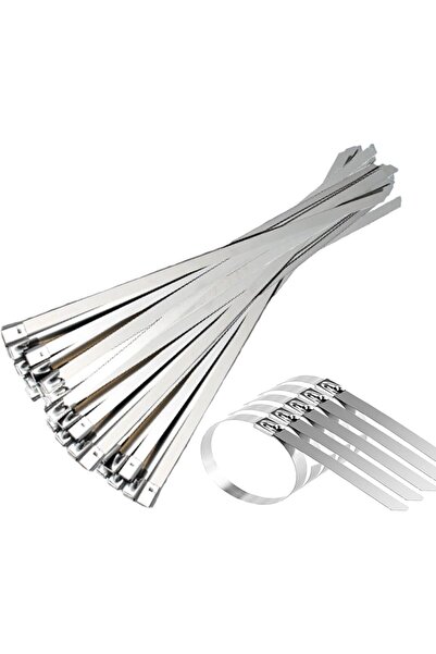 MUYATECH 300x4,6mm Paslanmaz Çelik Kablo Bağı - Paslanmaz Cırt Kelepçe - MSS ...
