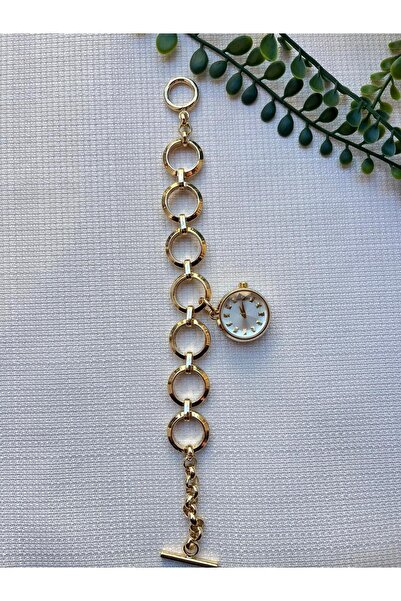 Betüştakıevi Charm detail watch - gold