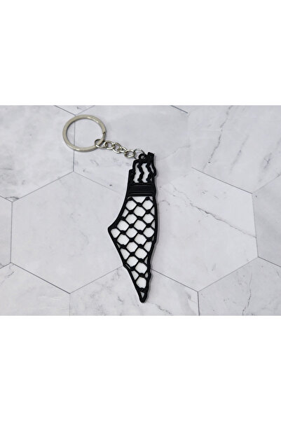 SZD Design Palestine Map Themed Peace Keychain