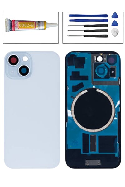 indirimplus iPhone 15 Arka Pil Kapağı +Yapıştırıcı Tamir seti iPhone 15 Arka ...