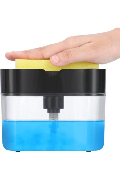 Zalcoon premium Quality Dish Soap Dispenser - Countertop Kitchen Soap Dispenser, Sink Dish Washing S