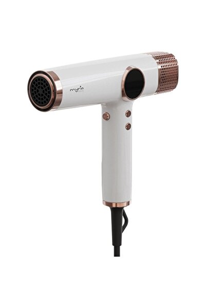 MyRia MY4876WH Hair Dryer, 1800W, 3 speeds, white