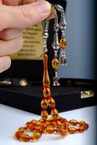 TESBİHEFENDİ Boxed Prayer Beads, Lettered Prayer Beads, Gift Prayer Beads - T...