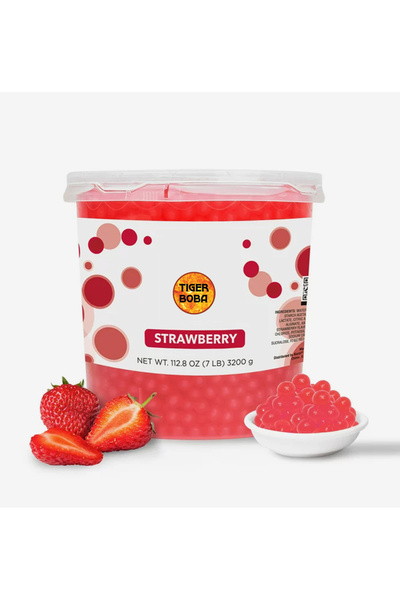 Tiger Boba Popping Boba – Strawberry