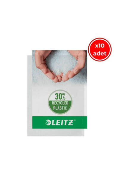 Leitz Пакети для документів, 10 штук, упаковка по 100 штук, розмір А4, прозорі