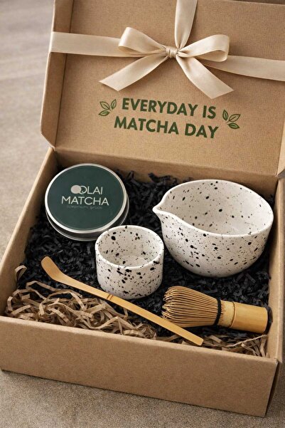 MatchaSan Premium Matcha Set | Kraft Kutulu Yeni Yıl Hediyesi – Yoga & Self-C...