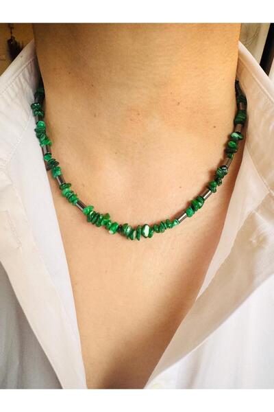 DEVİ fashion Natural Stone Necklace 45 cm