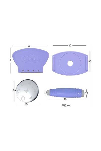 BLOOMING TIME آلة ختم فن الأظافر من صالون إكسبريس، لون أزرق/فضي