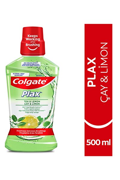 Colgate Plax Çay ve Limon Ağız Bakım Suyu 500 Ml