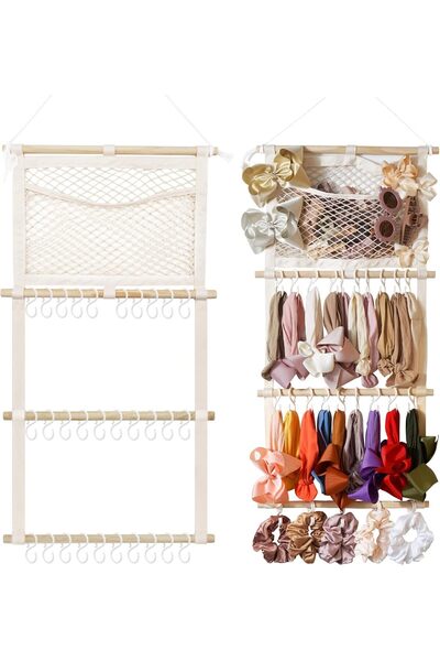 KANGAROO حامل عصابات الرأس ومنظم إكسسوارات الشعر للفتيات الصغيرات