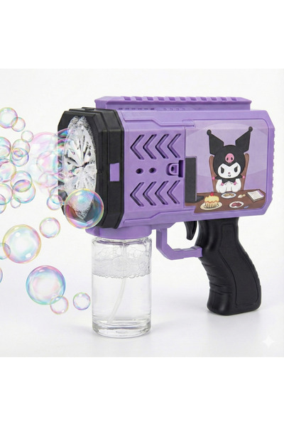 REZZOSS مسدس فقاعات الماء للأطفال، شخصية كورومي، آلة فقاعات كهربائية، لعبة شخ...