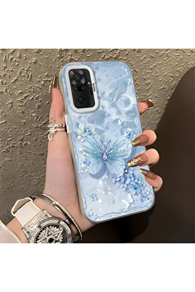 Hontinga Xiaomi Redmi Note 10 Pro Uyumlu Kılıfı Sert kabuk Anti Düşme Telefon...