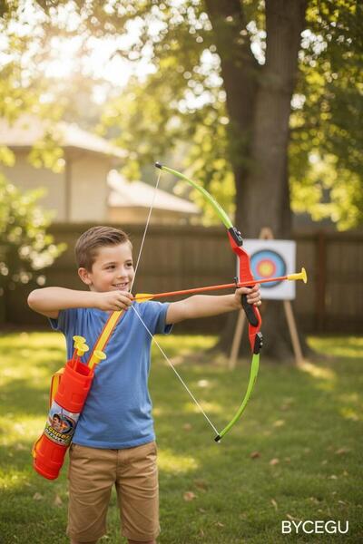 BYCEGU 06429 MİNİK OKÇULAR! OYUNCAK YAY VE OK SETİ