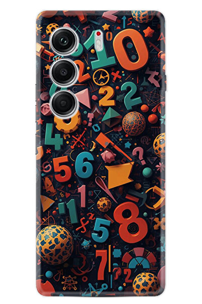 TECNO Camon 40 Case Printed Patterned High Protection Silicone Cover Stk-1051...