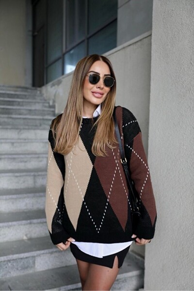 LAJESTE Плетен пуловер с баклава деколте