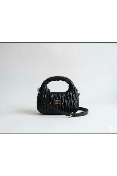 mın Wander Matelassé Nappa Leather Hobo Mini Bag