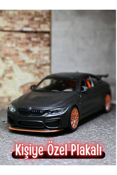 bebeym BMW M4 GTS (F82) Metal Model Araba - 1:24 Ölçek Siyah