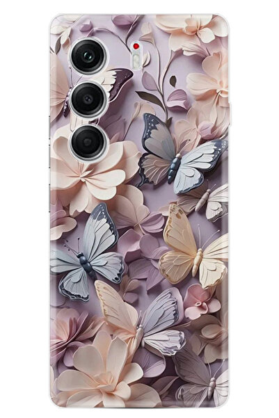 TECNO Camon 40 PRO Kılıf Baskılı Desenli Yüksek Korumalı Silikon Kapak stk-.1...