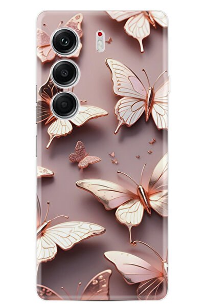 TECNO Camon 40 PRO Kılıf Baskılı Desenli Yüksek Korumalı Silikon Kapak stk-83...