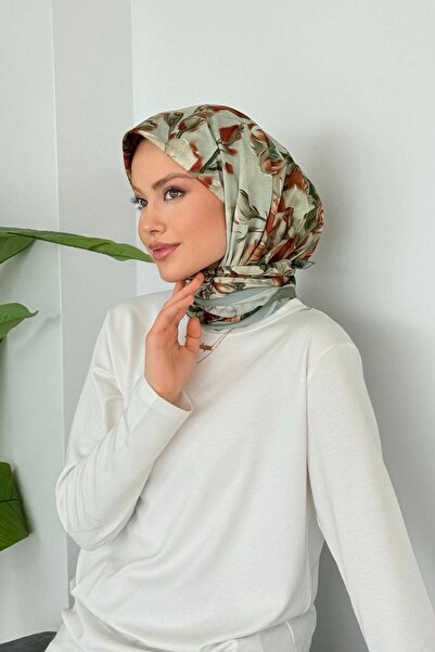 Hazamoda وشاح ناعم من الحجر بلون النعناع