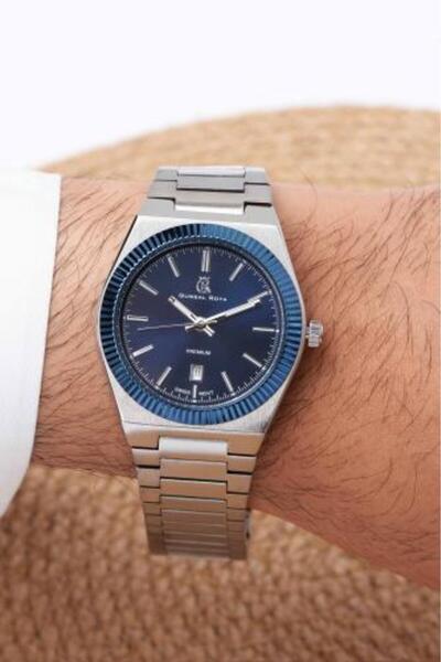 GOSAL Royal Men's Watch GR-19183 Silver Blue Dial