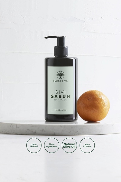 Gaia Oliva صابون سائل بزيت الزيتون واليوسفي 350 مل