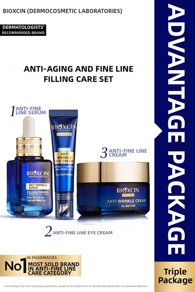 Bioxcin Age Reverse Anti-Wrinkle Cream + Serum + Eye Cream