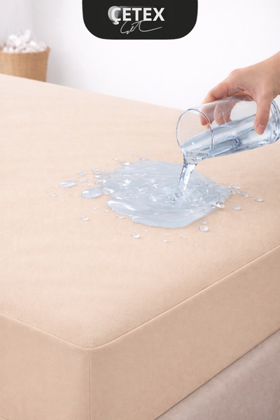 ÇETTEX Color Micro Fitted Liquid Proof Mattress Protector Στρώματα - Full Edge