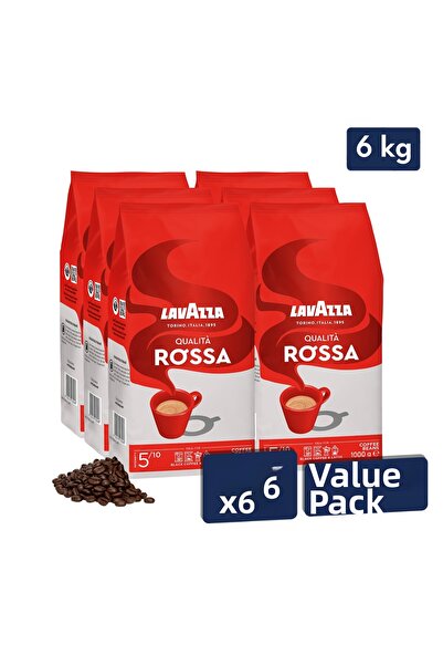 LavAzza قهوة كواليتا روسا بروتيل (1000 جرام) × 6