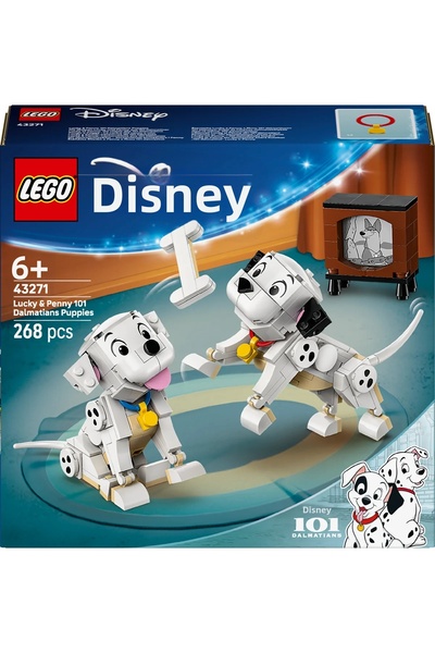 LEGO ® │   ديزني لاكي و بيني 101 دالماتيان دوج كتاكيت 43271 - مجموعة ألعاب تركيب للأطفال من 6 سنوات فما فوق (268 قطعة)