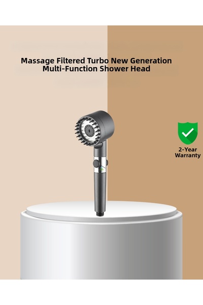 Kanonik Education Multifunctional Filtered Shower Head with Massage Effect