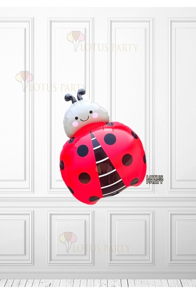 LOTUS PARTY Ladybug Foil Balloon - Cute Ladybug Foil Balloon 1 Piece Red Lady...